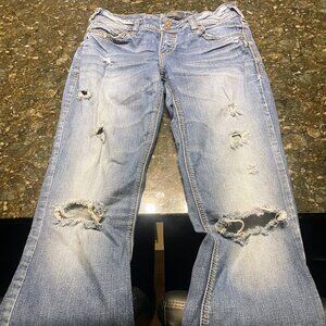 SILVER SUKI MID RISE BOOTCUT